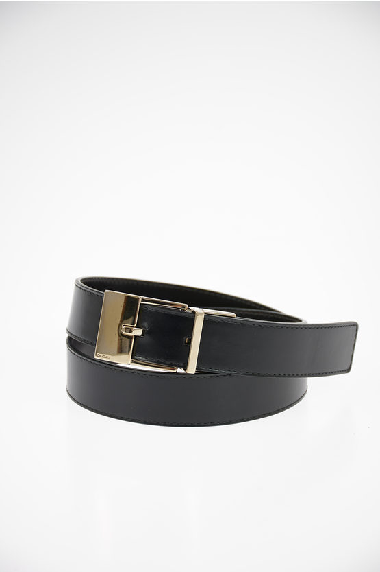 GUCCI women Belts Sz 80 cm Black Leather Belt Medium Width Black 80 (Belts) | eBay