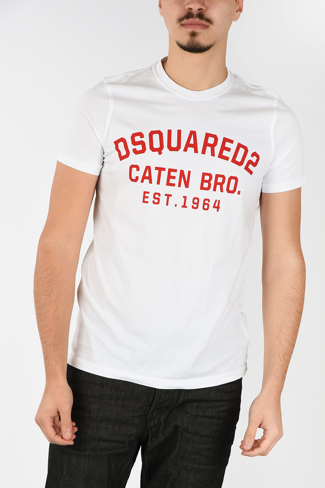DSQUARED2 men T-shirts Size L White Short Sleeve Tee Classic Fit ...